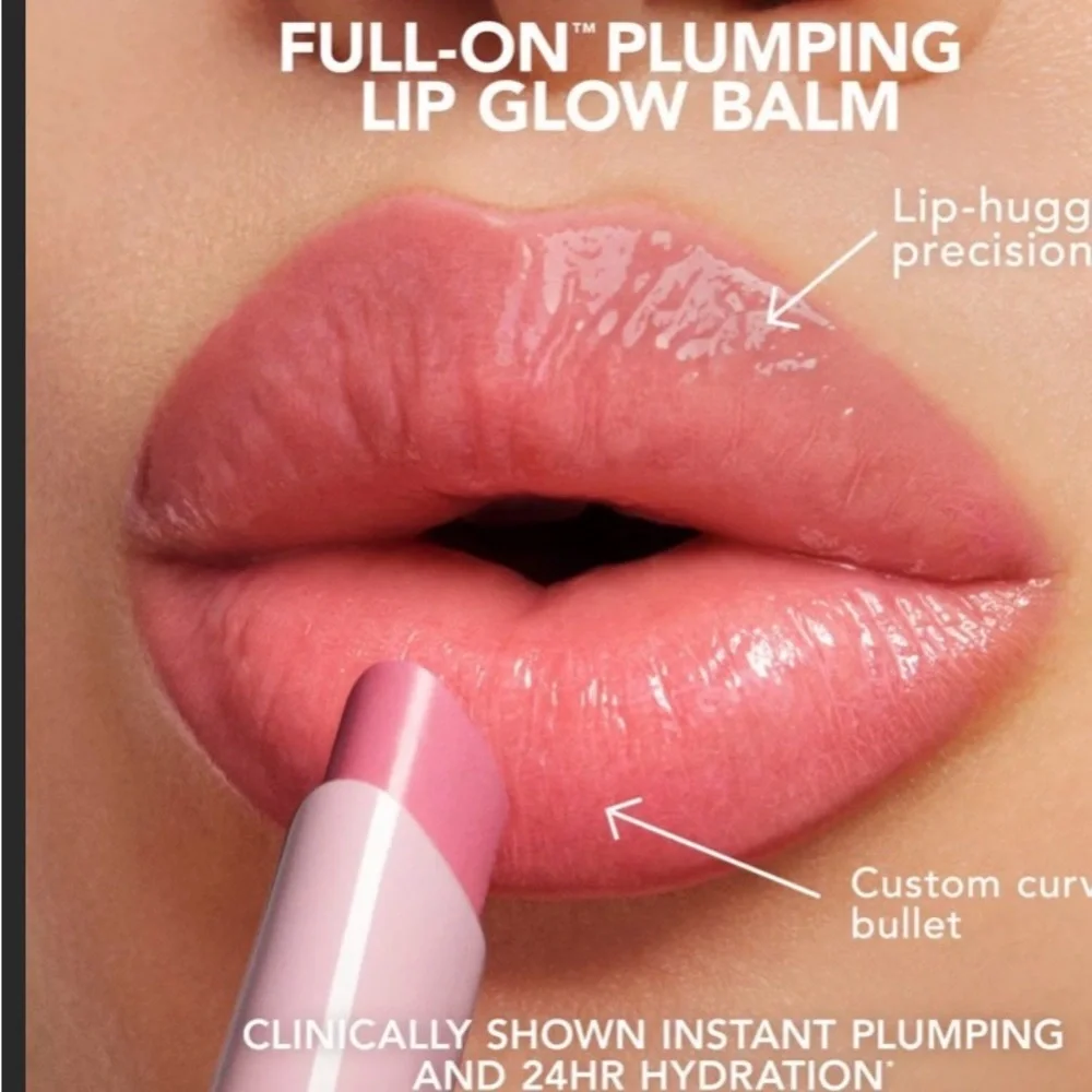 Buxom Peach Smoothie plump glow Lip Balm